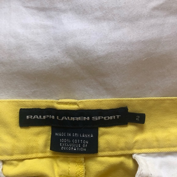 Yellow Ralph Lauren Shorts - Picture 4 of 5